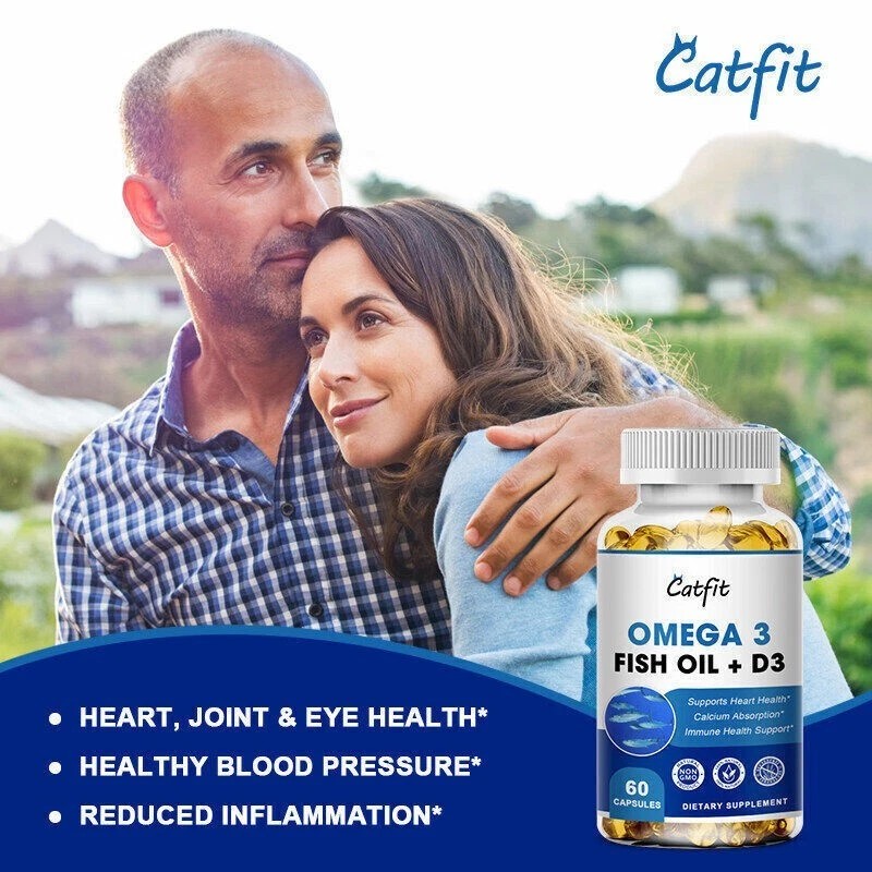 catfit Omega 3 Fish Oil Capsules 3x Strength EPA &
