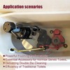 Nereusfwater Toilet Flapper Replacement Kit,Compatible with American Standard 7381657-200.0070A Vormax