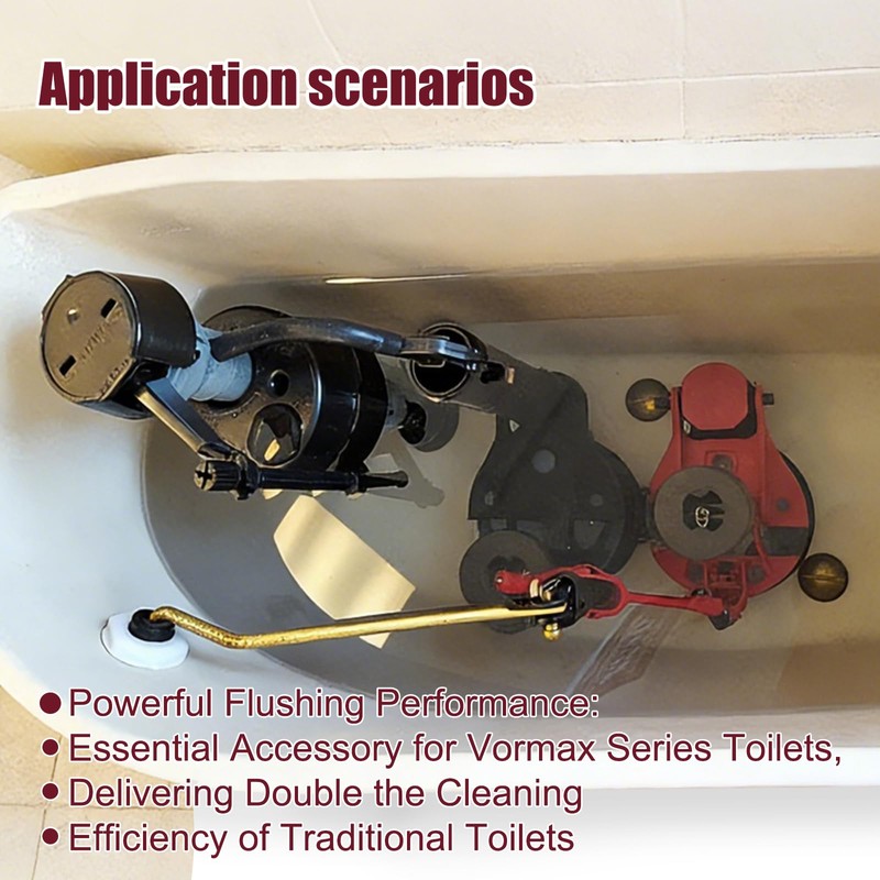 Nereusfwater Toilet Flapper Replacement Kit,Compatible with American Standard 7381657-200.0070A Vormax