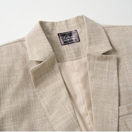 LOLANTA Kids Suit 2 Piece Festive Set for Boys Wedding Party Outfits Blazer and Pants Prom Occasion Wear 3-13 Years, khaki