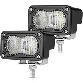 OFFROADTOWN 3 Inch LED Pods 40W Driving Light Bar Off Road Lights LED Cubes Fog Light Bumper Grille Backup Reverse Lights for Truck Pickup ATV UTV SUV Motorcycle