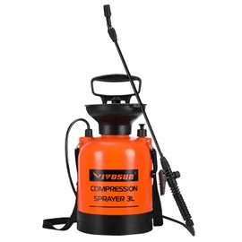 VIVOSUN 0.8 Gallon Lawn and Garden Pump Pressure Sprayer with Pressure Relief Valve, Adjustable Shoulder Strap