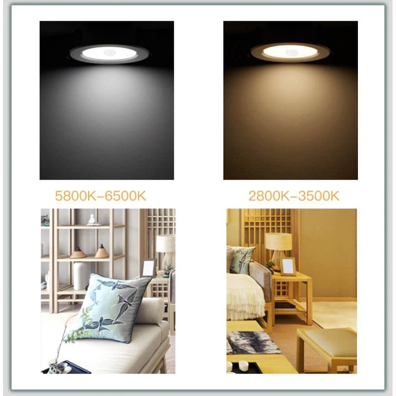 LED Downlights Recessed 10W 85-265V LED Auto Lamp Smart LED