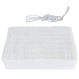 Indoor Air Conditioner Cover Double Insulation Fabric Dustproof Elastic AC Unit Protection Cover(63x43x7cm )