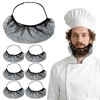 100 Pcs Disposable Beard Nets Food Service, Breathable Nylon Hair