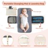 RAINSMORE Baby Changing Backpack Large Changing Bag Backpack with Pram