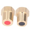 2pcs Battery Connector Revise M8 Brass Good Electrical Conductivity Pile