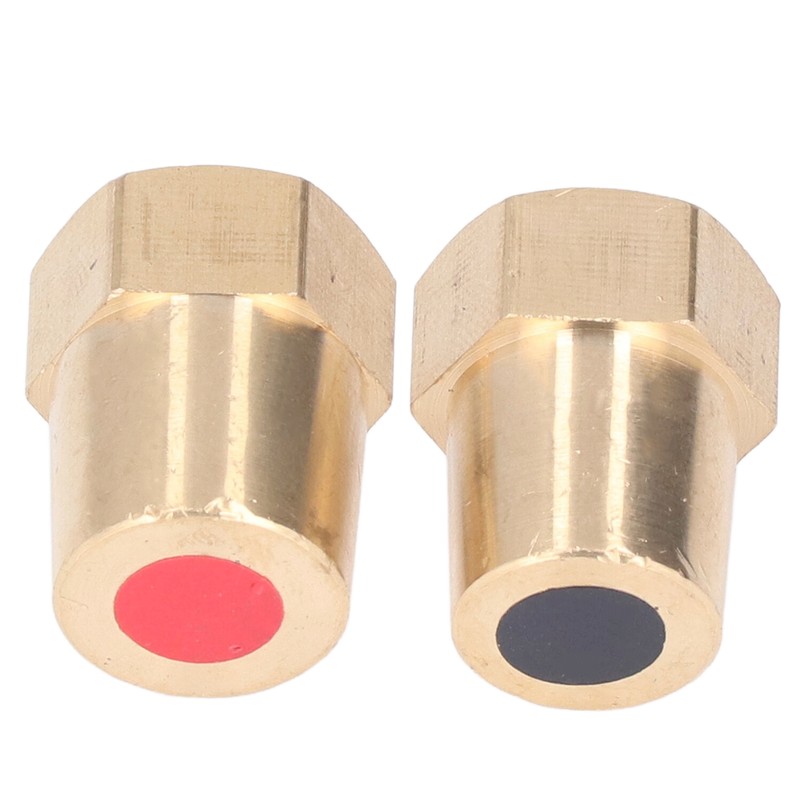 2pcs Battery Connector Revise M8 Brass Good Electrical Conductivity Pile