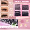 804 Extensiones De Pestañas Postizas Kit Maquillaje Completo