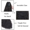 Ponytail Extension, Clip-In Extensions, Corn Wave Hair Extensions with Clip,