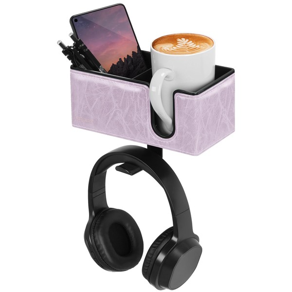 Aurynns Desk Cup Holder Clip on Pen Holder Headphone Hanger