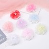 ZOLYCO 3.5 Inch Lace Pearl Bow Clips for Women Girls