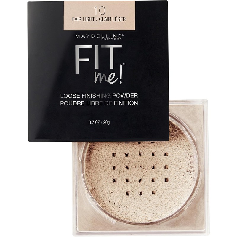 Maybelline Fit Me Loose Finishing Powder, Fair Light, 0.7 oz.