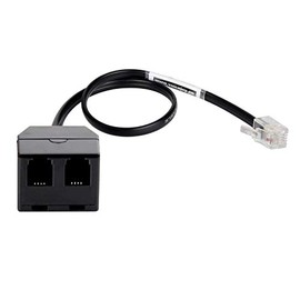 Telephone RJ9 4P4C Training Adapter Y Splitter for Headset or Handset Splitter for Office Phones