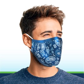 Mind Reader BBD172-4 Pack de 4 mascarillas reversibles, multicolor