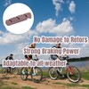 2 PCS Bicycle Brake Pads Softwood Brake Pad Inserts Brake