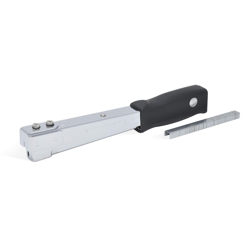REGUR R 19 Hammer Tacker, Heavy Duty Impact Tacker with