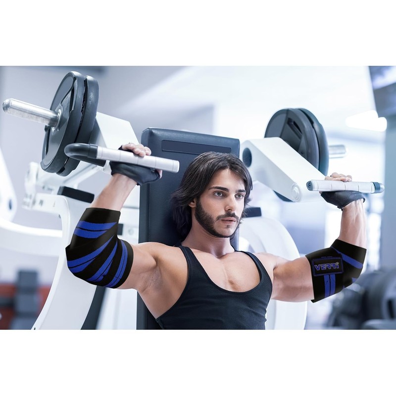 VERRI Vendas para codo, coderas para pesas, crossfit, gym o