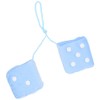 Sumex DADOS30 Furry Dice with Dots - Blue/ White