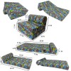 Amfuton Sleeper Chair Folding Foam Beds, Portable Foldable Bed 6x32x70