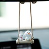 YGMONER Super Cute Swing Chick Mirror Hanging Car Interior Accessories