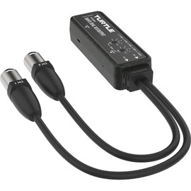 Turtle AV Dual-Channel Dante to Analog XLR Male Adapter