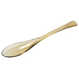 PTW109_195 IJ Plakira Ij Plakira Classic Spoon, Smooth Mouthfeel, 7.9 inches (20 cm), Made in Japan, Bleach, For Home Parties, Outdoors, Camping, Stylish, Cute, Amber Spoon, Dessert Spoon, Easy to