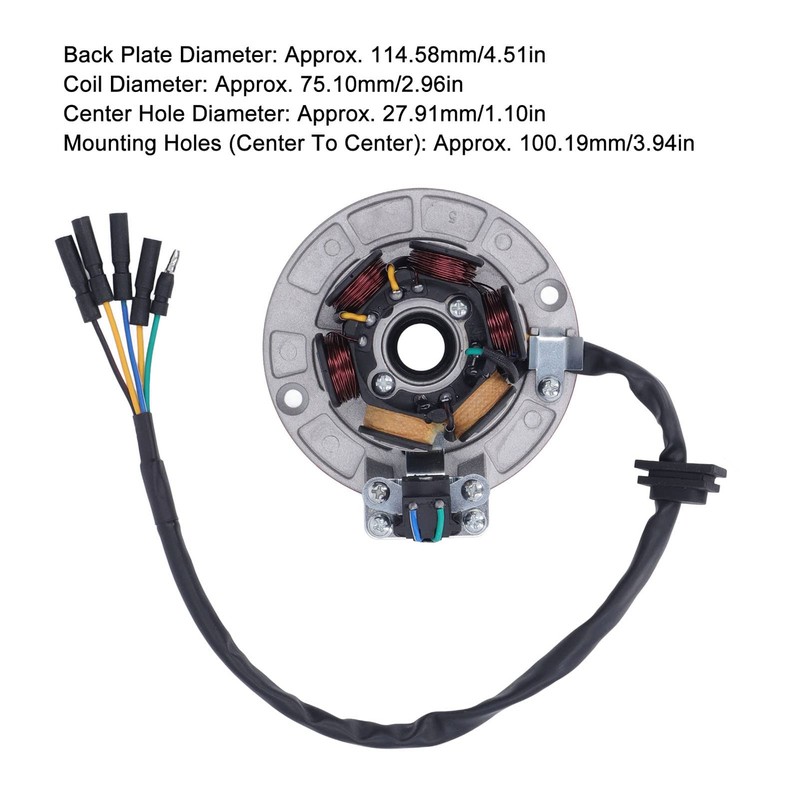 Ignition Magneto Stator Plate for YX 150cc 160cc Dirt Pit