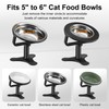 Cozioz Elevated Cat Bowls, Adjustable Height Stand for Indoor Cats,