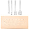 Leather Craft Tool Hole Punches 1+2+4+6 Prong Lacing Stitching Punch,