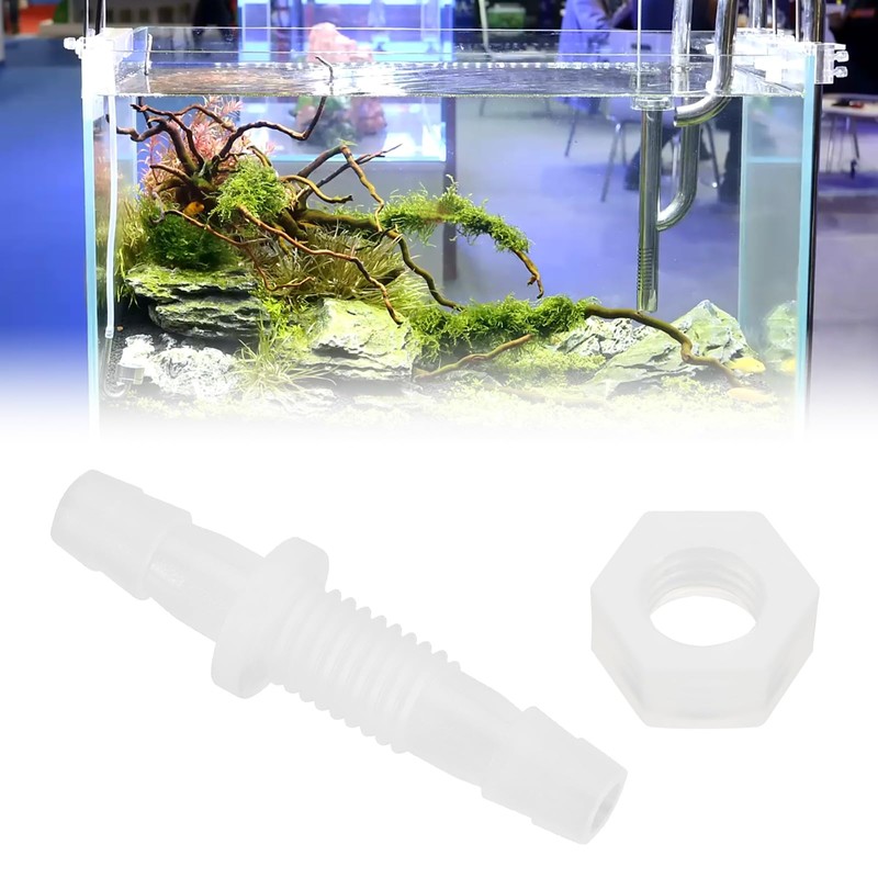 VGOL Plastic Pagoda Connector 6mm Straight Plug Plastic Barbed Wire