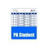 PA Student Badge Buddy Horizontal w/Height & Weight Conversion Charts