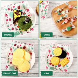 150 Pieces Christmas Wax Paper Sheets for Reindeer Food Wrapping - Xmas Greaseproof Tissue for Kitchen, Picnic, Handmade Food - Parchment Paper