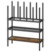 YATINEY Free Standing Shoe Rack, Tall Boots Rack Organizer, Boot
