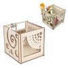 Wooden Yarn Bowl Multifunctional Unique Knitting Crochet Yarn Ball Bowl
