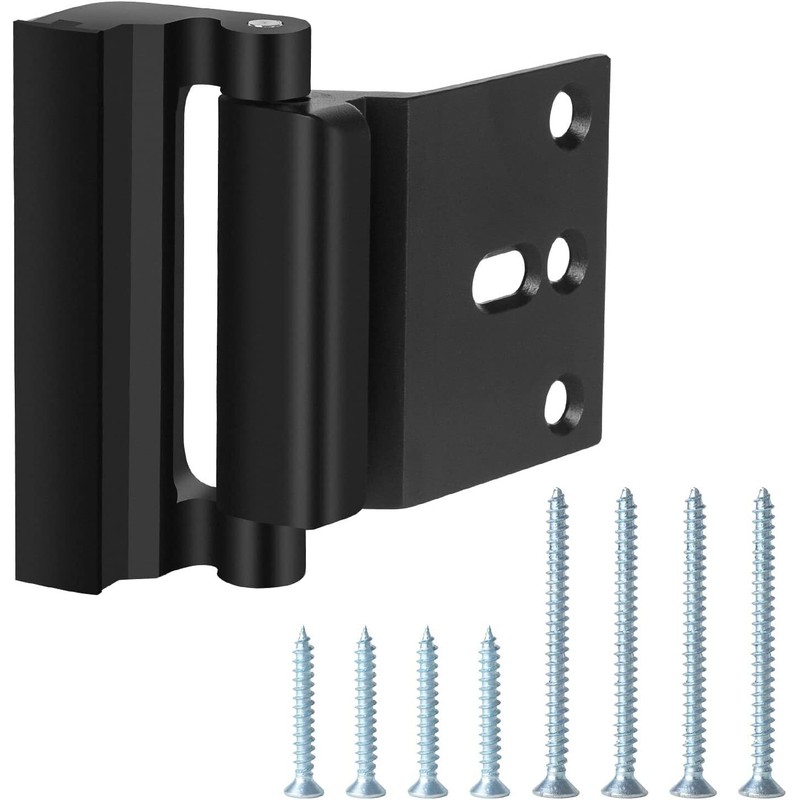 DUOSI Reinforced Home Security Door Lock Bracket with 8 Screws