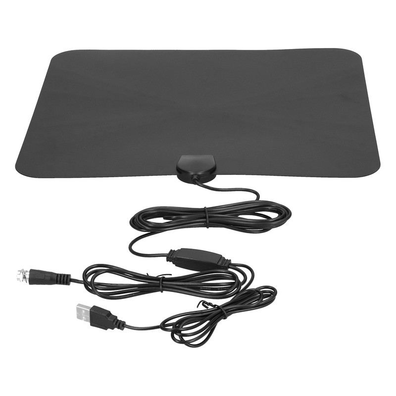 HDTV Antenna Indoor HighDefinition TV Antenna Receiving 80Mile Range Signal