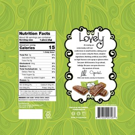 Lovely Candy Co. Original Ginger Chews, Made with Real Ginger, Individually Wrapped, 5oz (3-Pack) | Gluten-Free, Non-GMO, NO Artificial Ingredients, NO High Fructose Corn Syrup