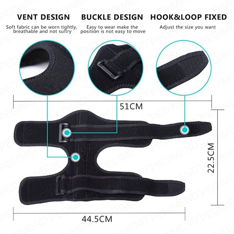 PEDIMEND Plantar Fasciitis Night Splints, Foot Drop Orthotic Brace Support