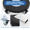 W B D WEIBIDA Trash Can Dolly Wheels Adjustable 15-19
