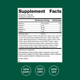 Standard Process Inc. Congaplex - Thymus Gland Support Supplement - Immune Health with Calcium Lactate, Magnesium, Vitamin C & Vitamin A - Immune System Aid with Mushroom Powder - 150 Capsules