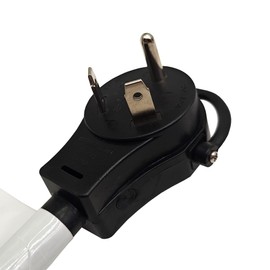 Parkworld 78844 RV 30A 3-Prong Plug NEMA TT-30P to 10-30R Dryer 3-Prong Female Adapter Cord, output 125Volt, 1.5 FT