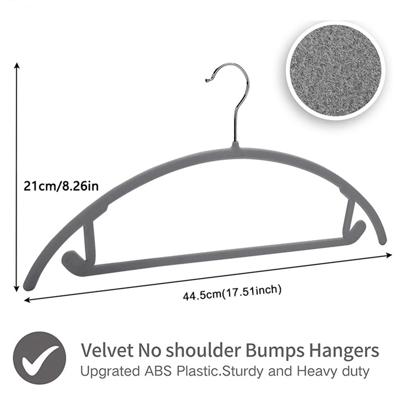 velvet clothes hangers 20 pack