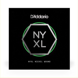 D'Addario NYXLB045, NYXL Nickel Wound Bass Guitar Single String Long Scale, .045