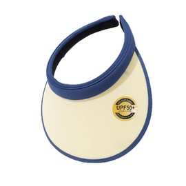 Next Grants Women's Sun Visor Hat, Clip, One Size Fits Most, UV Protection, Bicycle, Spring, Summer, multicolor (white / blue)