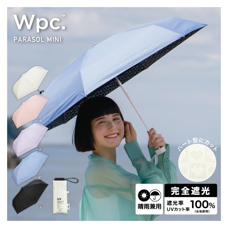 [2025] Wpc. Parasol Light Shielding Rim Cutting Heart Mini Off