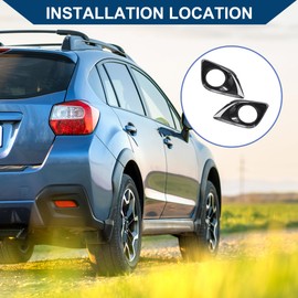 Hihaha Fog Light Grille Cover for Toyota Venza 2013-2016 / Front/Durable / 2 Pcs