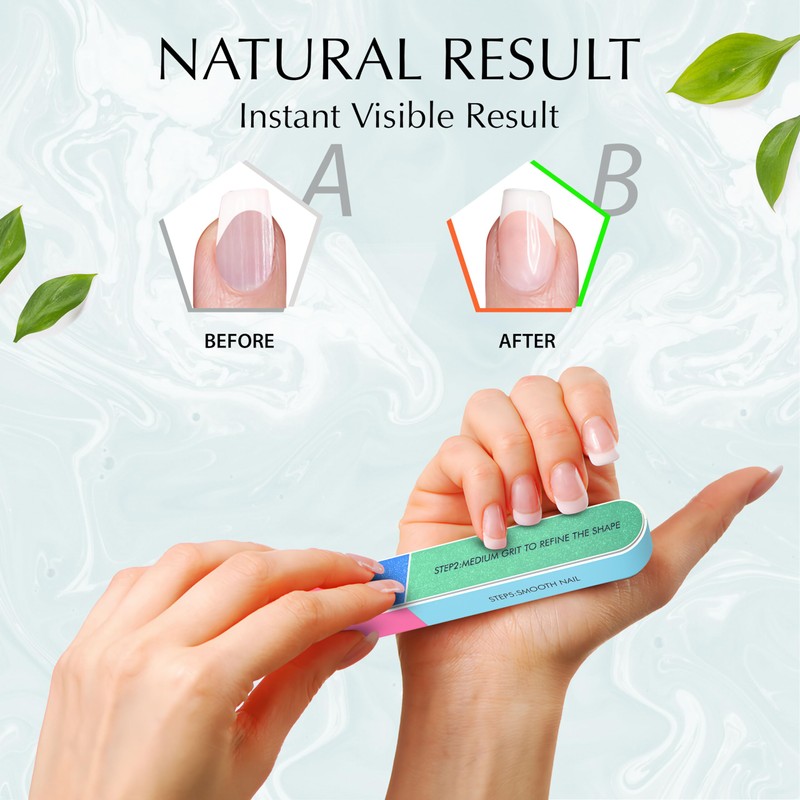 7 Way Nail Buffer Block for Natural Nails Shine Smoother