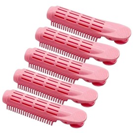 5 Pcs Pink Volumizing Hair Root Clip Natural Fluffy Hair Root Clip, Volume Hair Curler Clip DIY Curler Fluffy Clamps Rollers Hair, Hair Rollers, Styling Tools for Women