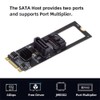 NFHK NGFF Key B+M PCI Express to SATA 3.0 6Gbps